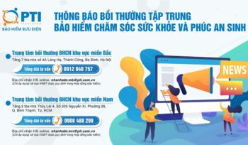 Thông báo bồi thường tập trung bảo hiểm Chăm sóc sức khỏe và Phúc An Sinh